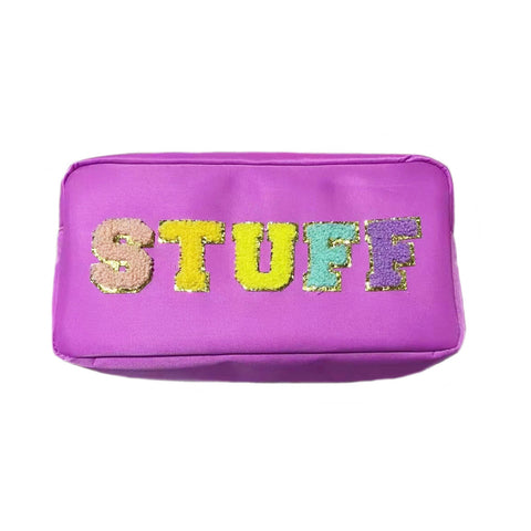 Nylon Cosmetic Bag Purple STUFF