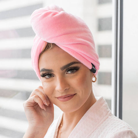 Microfiber Towel Twist PINK